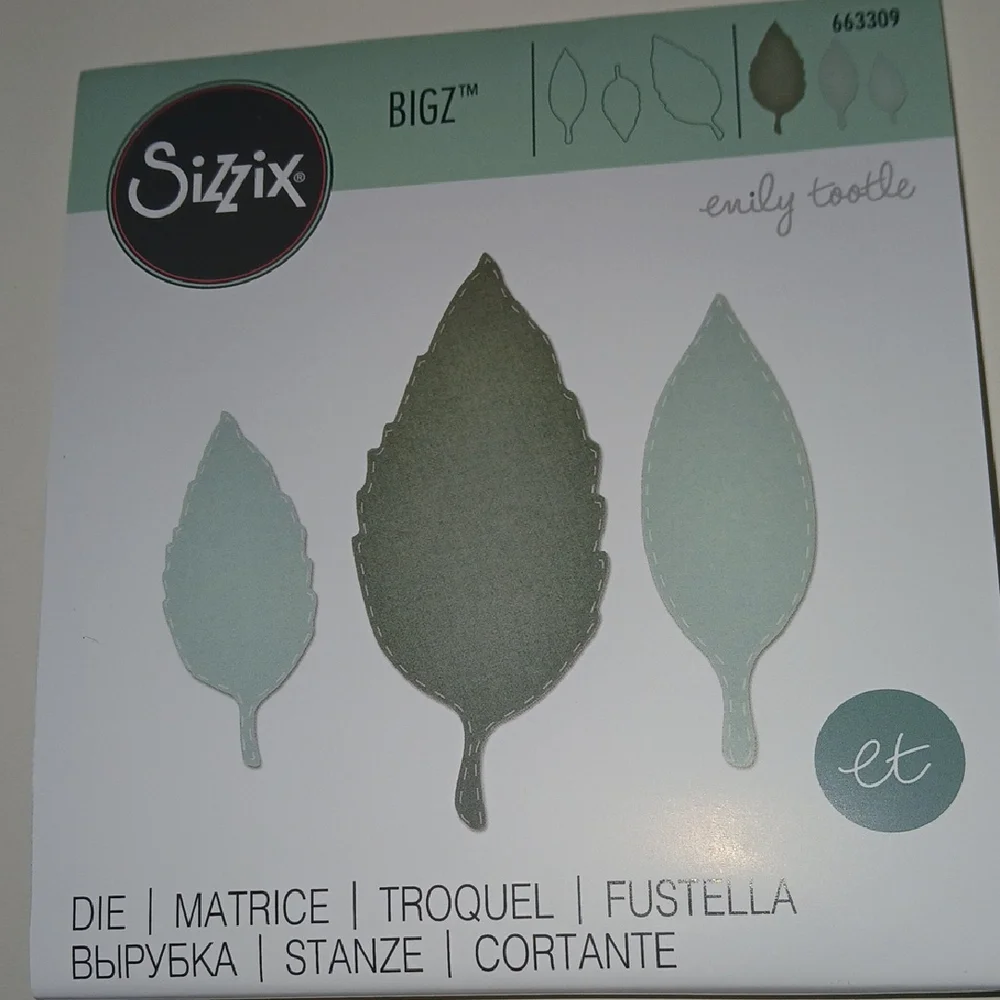 Sizzix Bigz Leaf Die Set - By Emily Tootle - Picture 9 of 11